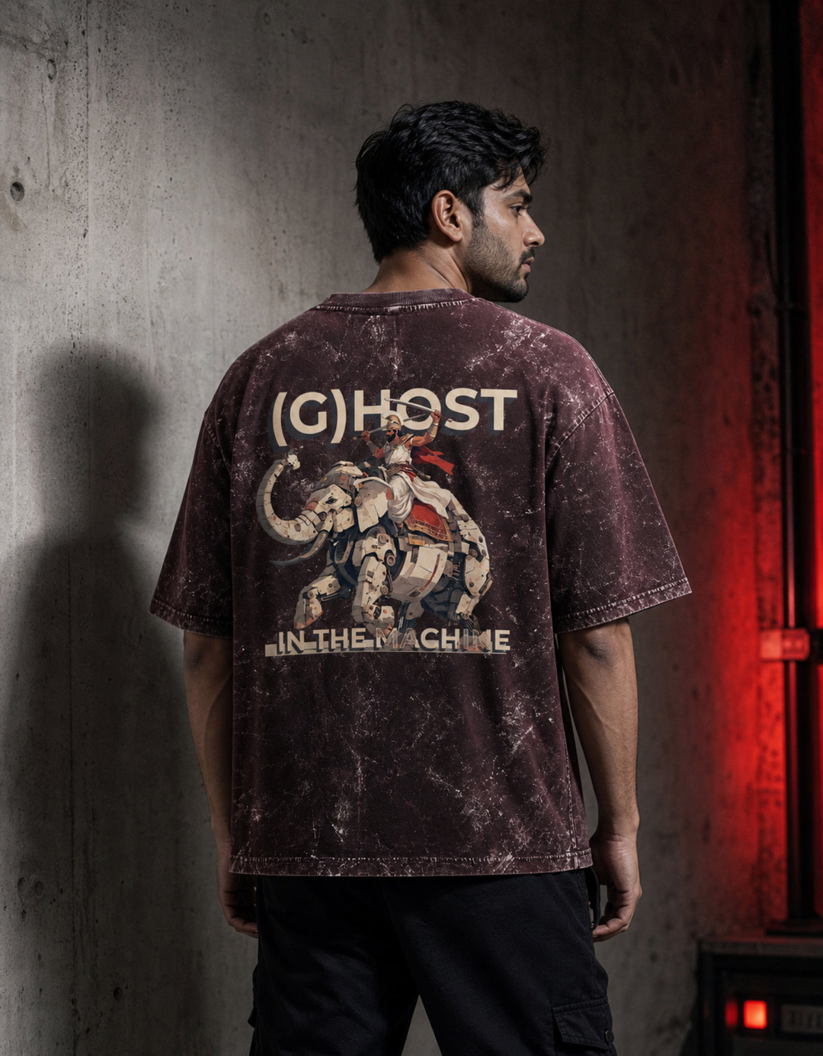 Power : GHost in the Machine | Uni Oversize Acid Wash
