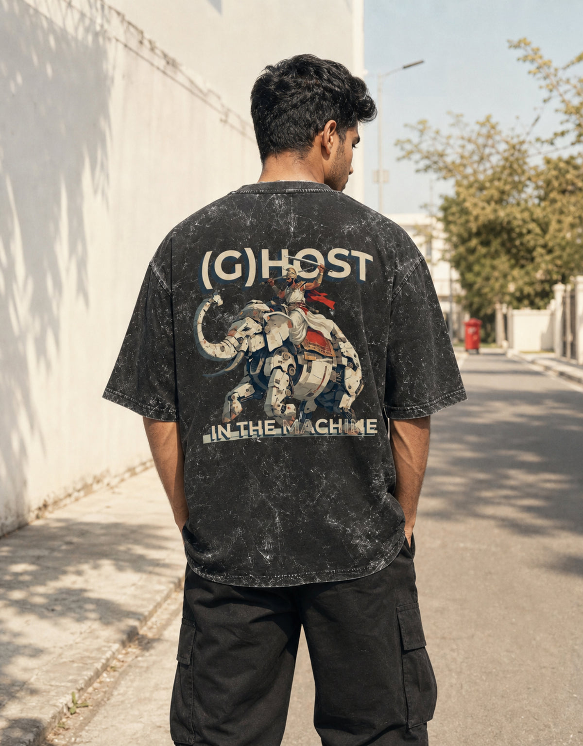 Power : GHost in the Machine | Uni Oversize Acid Wash