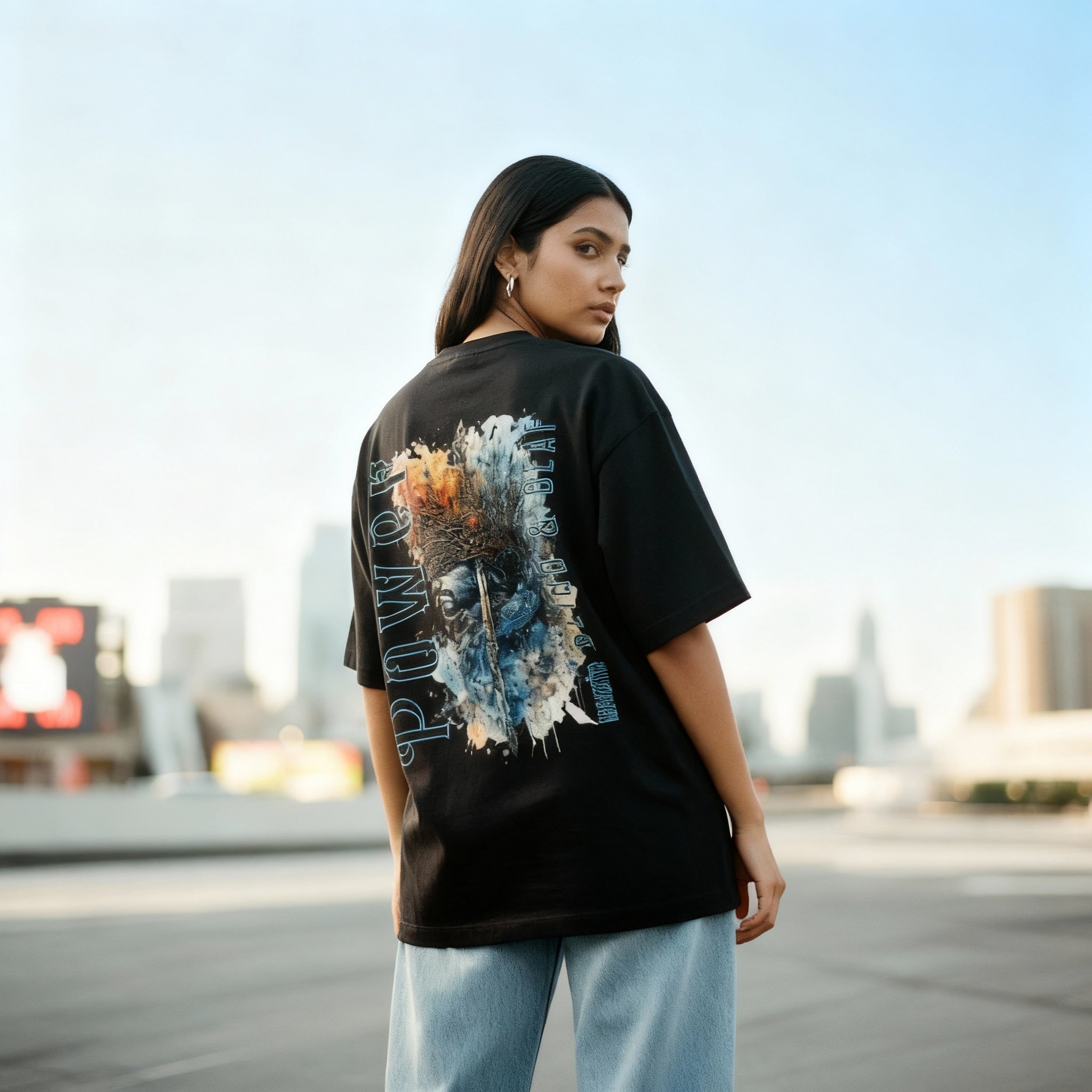 Power Blinds - Unisex Terry Oversized Tee