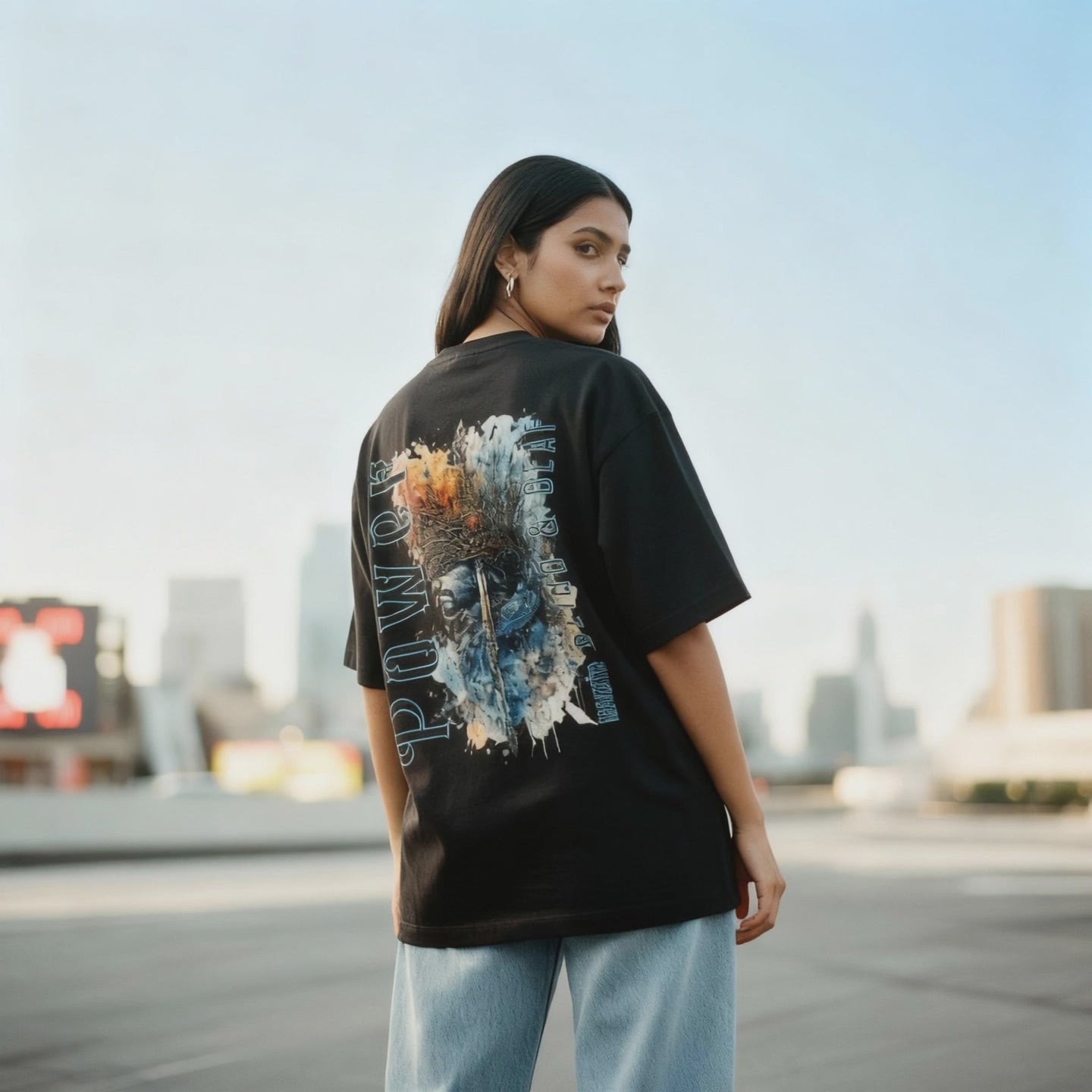 Power Blinds - Unisex Terry Oversized Tee