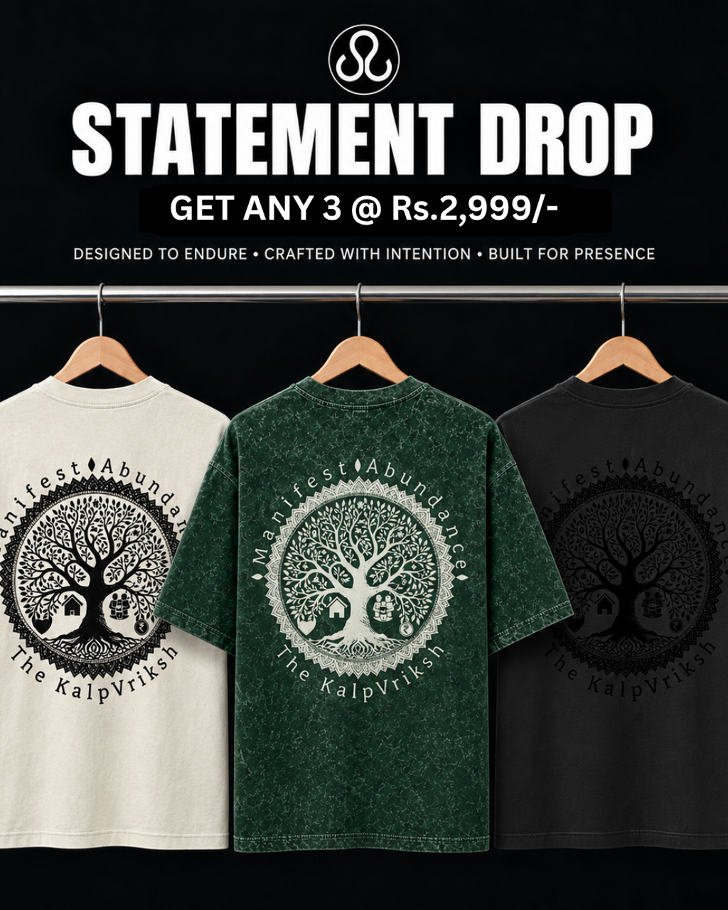 Get 3 T-Shirts for ₹2999