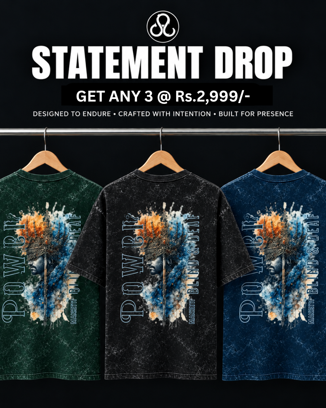 Get 3 T-Shirts for ₹2999